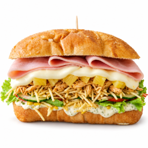 Sándwich hawaiano o "Toast Hawaii"