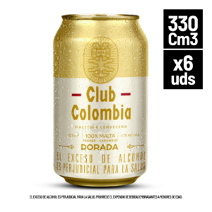 Cerveza Club Colombia Dorada x Lata 330cm. UND